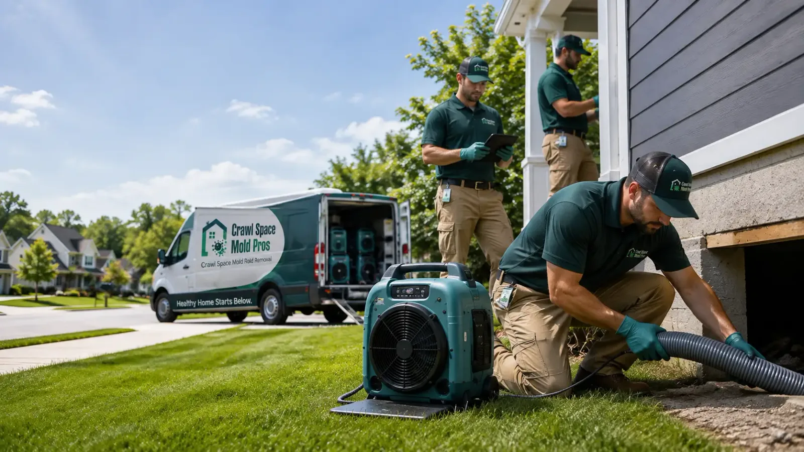 Crawl Space Mold Removal in Rochester, NH